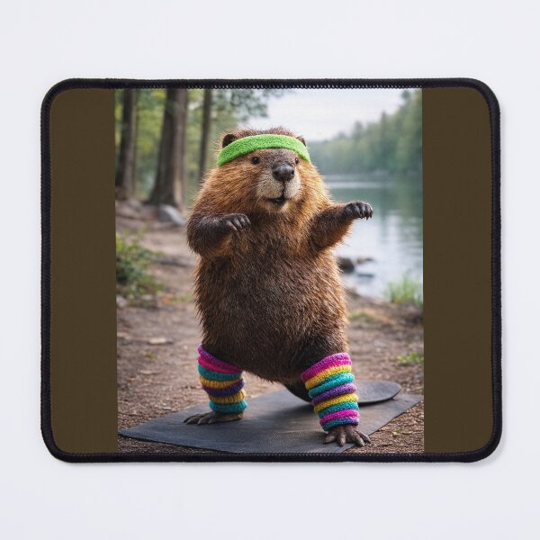 Item preview, Beaver Does His Morning Aerobic Workout designed and sold by Tridentulus.