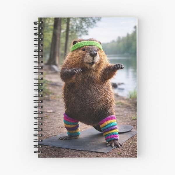 Item preview, Beaver Does His Morning Aerobic Workout designed and sold by Tridentulus.