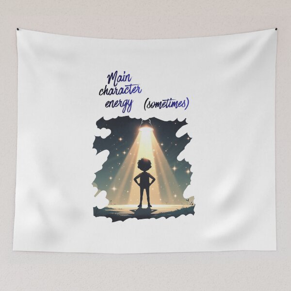 Item preview, Main Character Energy Sometimes funny affirmation designed and sold by SloganSauce.