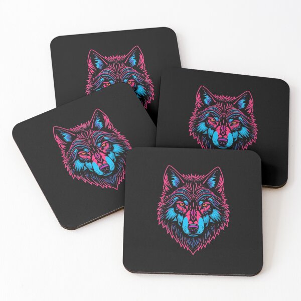 Item preview, Wolf - Colourful designed and sold by Luisshopp.