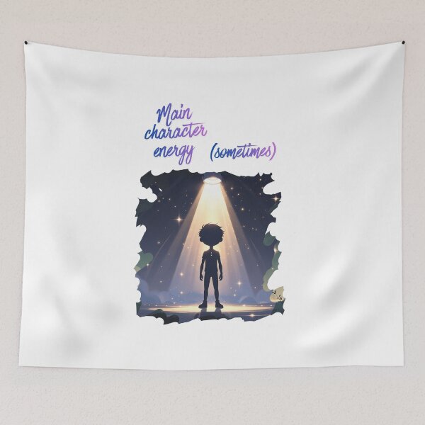 Item preview, Main Character Energy Sometimes trendy phrase designed and sold by SloganSauce.