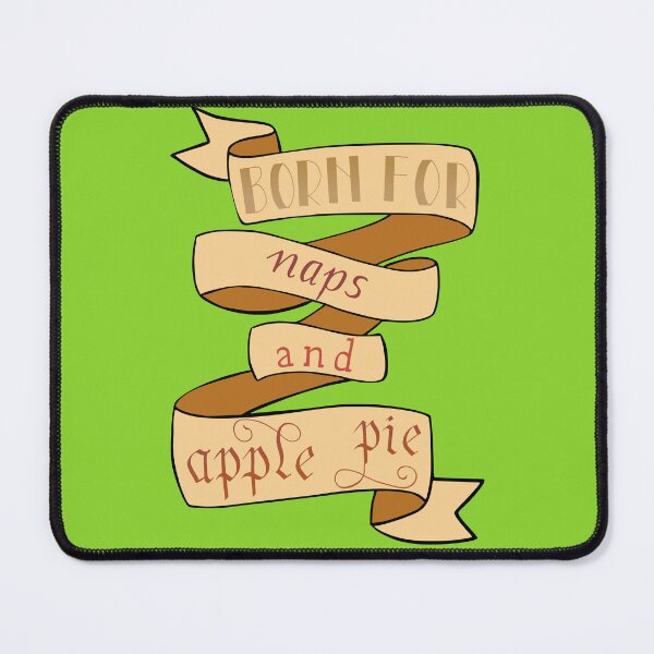 Item preview, Born for naps & apple pie designed and sold by Inkvocation.