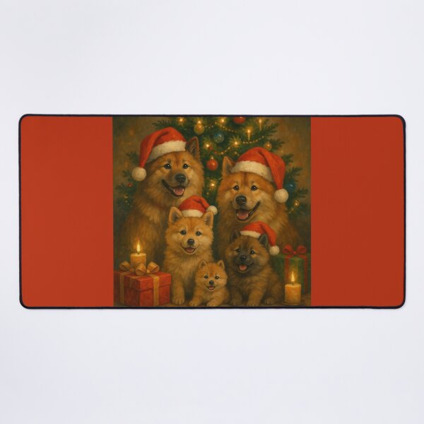 Item preview, Eurasier – A Dog Family in Christmas Magic designed and sold by LegademaArt.