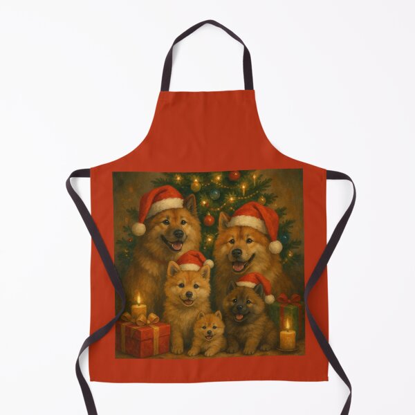 Item preview, Eurasier – A Dog Family in Christmas Magic designed and sold by LegademaArt.