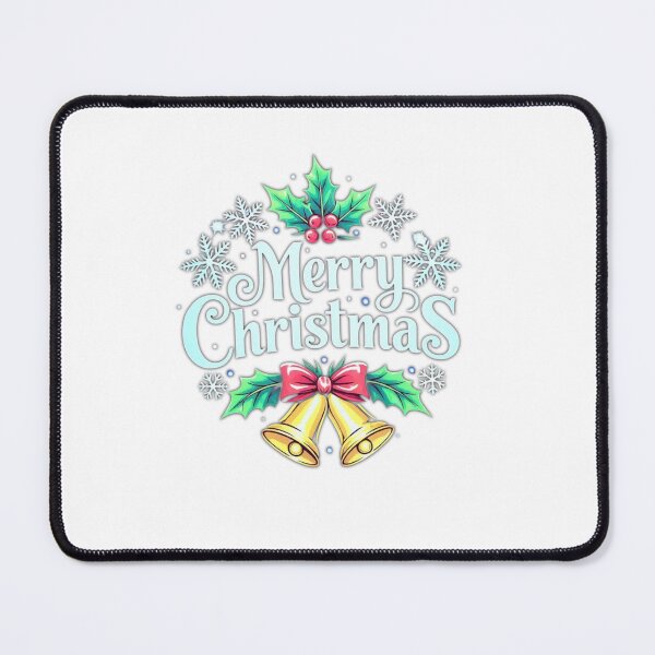 Item preview, Colorful Merry Christmas Typography – Festive Reindeer & Floral Holiday Design designed and sold by Sweet Dreams & Fantasia.