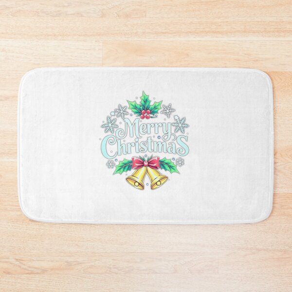 Item preview, Colorful Merry Christmas Typography – Festive Reindeer & Floral Holiday Design designed and sold by Sweet Dreams & Fantasia.