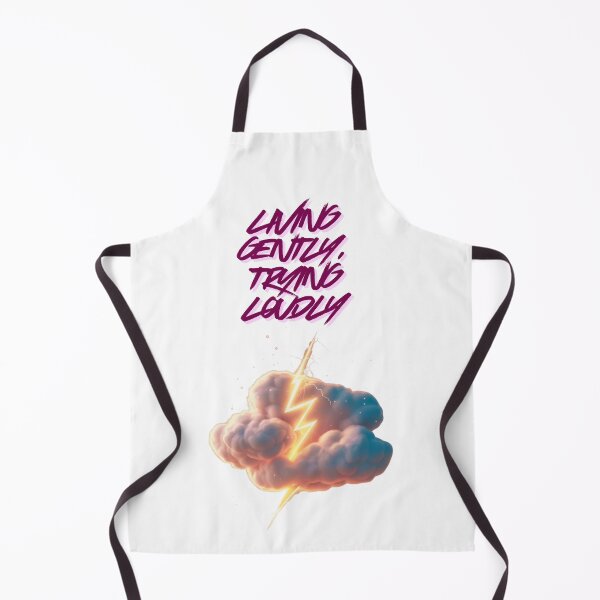 Item preview, Living Gently Trying Loudly designed and sold by SloganSauce.