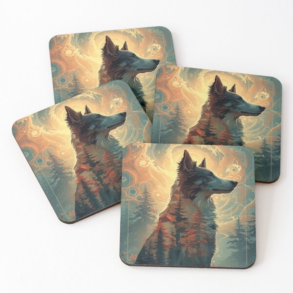 Item preview, Collie in the Painted Dawn designed and sold by AbstractAnom.