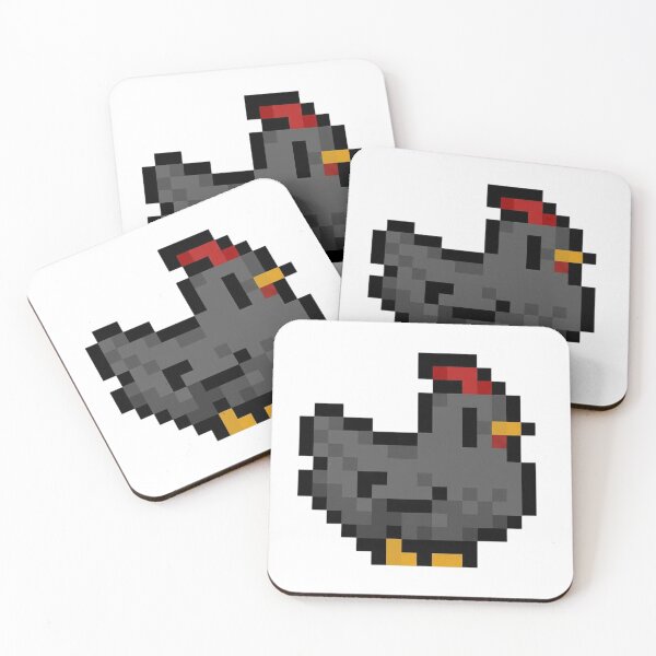 Item preview, Stardew Valley Void Chicken, Black Chicken  designed and sold by teffyoumans.
