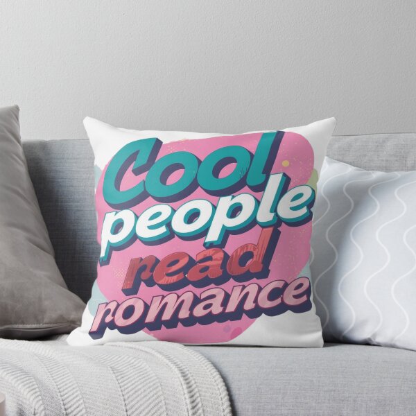 Item preview, Cool People Read Romances – Literary Quote Design designed and sold by Scattered-Words.