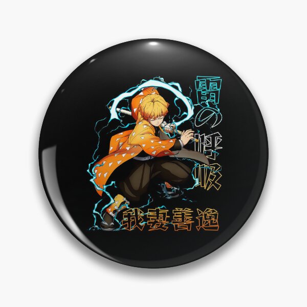 Item preview, demon slayer zenitsu  designed and sold by messylight.