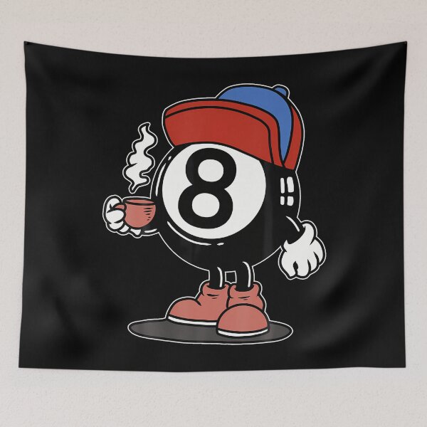 Item preview, Funny 8 Ball Billiard Pool Player Eight Ball Billiards designed and sold by MariaEdna1.