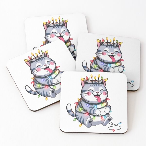 Item preview, Kawaii Light-Up Kitty an adorably chubby design for kawaii lovers designed and sold by Creative-Sanc.