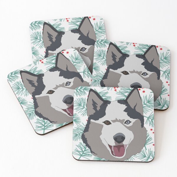 Item preview, Tree pattern Husky designed and sold by LeahcarsArt.