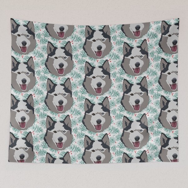 Item preview, Tree pattern Husky designed and sold by LeahcarsArt.