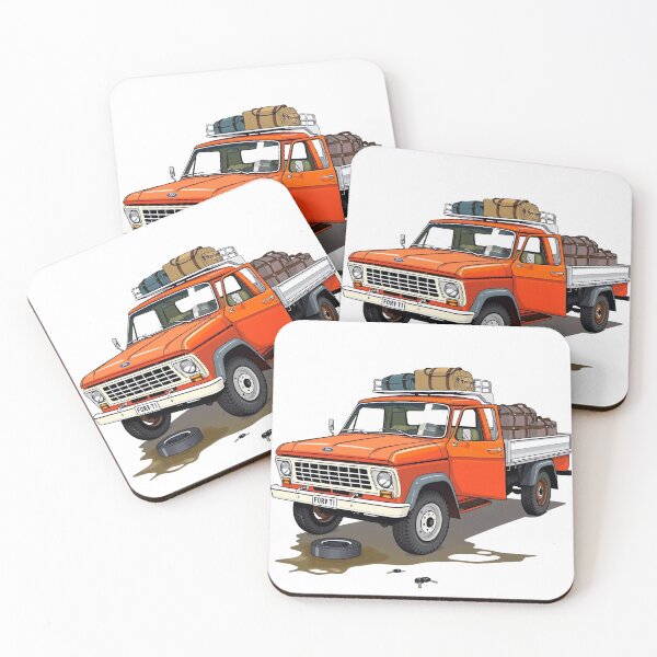 Item preview, Old Pickup, New Journeys – Retro Adventure Truck Illustration T1 Ford designed and sold by ClassicMotion.