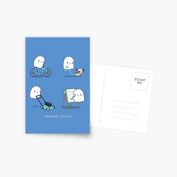 Paranormal activities Postcard