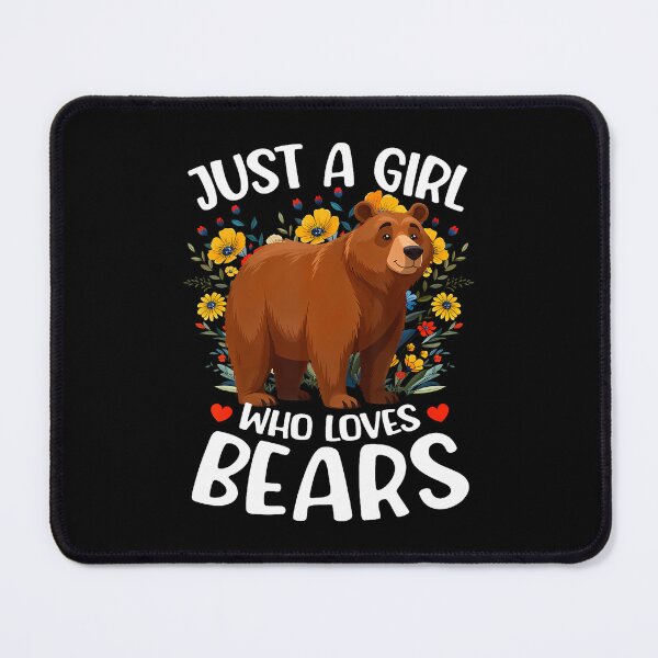 Item preview, Just A Girl Who Loves Bears Aesthetic Flower Bear designed and sold by MariaEdna1.