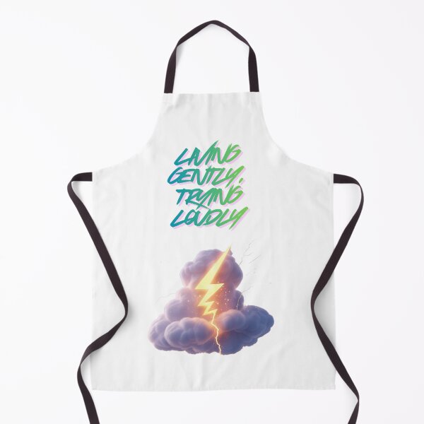 Item preview, Living Gently Trying Loudly healing vibes designed and sold by SloganSauce.