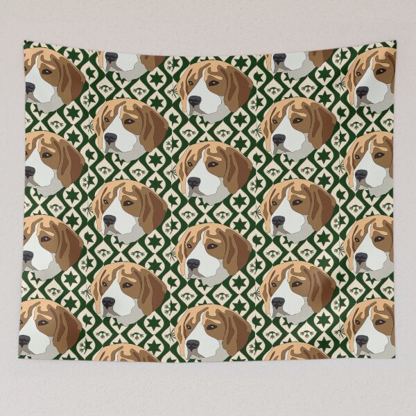 Item preview,  Green Beagle pattern  designed and sold by LeahcarsArt.
