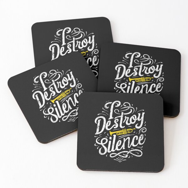 Item preview, Trumpet Player - I Destroy Silence - Trumpet designed and sold by MariaEdna1.