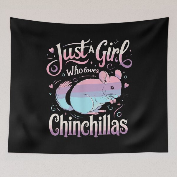 Item preview, Just A Girl Who Loves Chinchillas Chinchilla Lover designed and sold by Gogetgiggles.