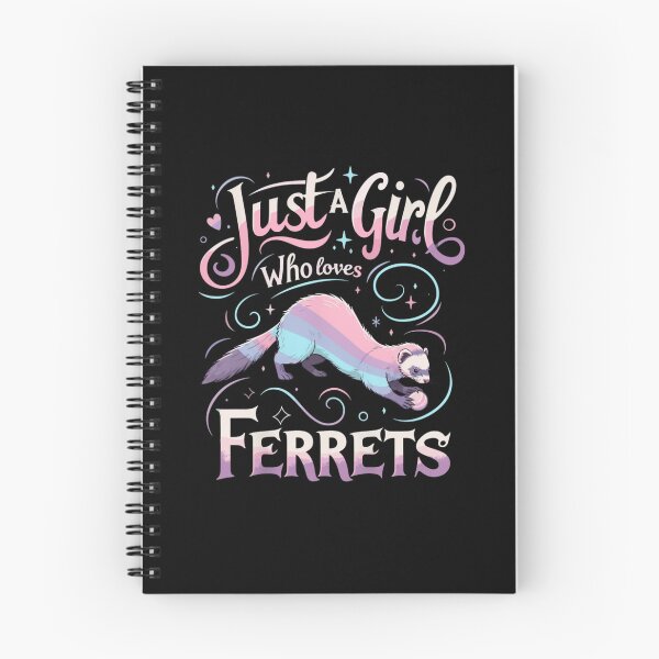 Item preview, Just A Girl Who Loves Ferrets Ferret Lover designed and sold by Gogetgiggles.