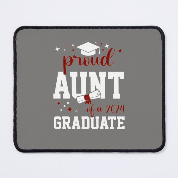 Item preview, PROUD-AUNT-OF-A-GRADUATE-CLASS-OF-2024-GRADUATION-T-SHIRT designed and sold by JonasLangenb.