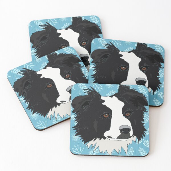 Item preview, Border Collie or Aussie winter pattern designed and sold by LeahcarsArt.