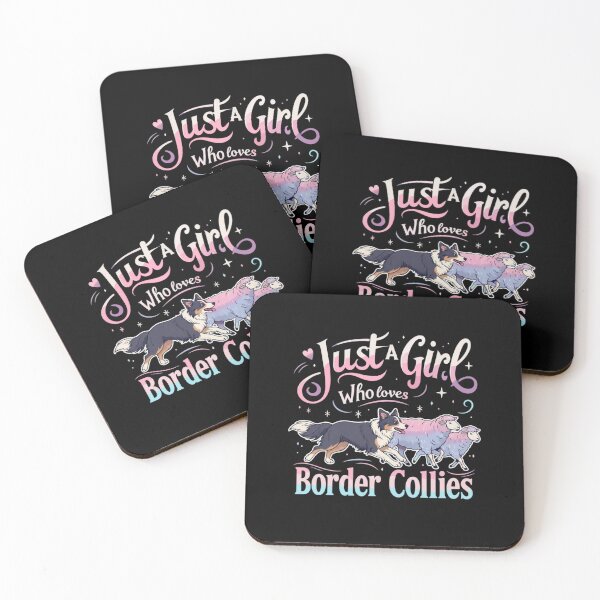 Item preview, Just A Girl Who Loves Border Collies designed and sold by Gogetgiggles.