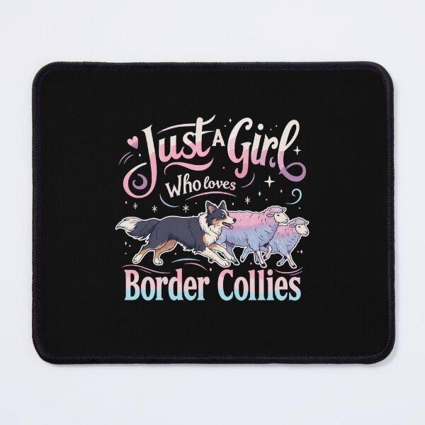 Item preview, Just A Girl Who Loves Border Collies designed and sold by Gogetgiggles.
