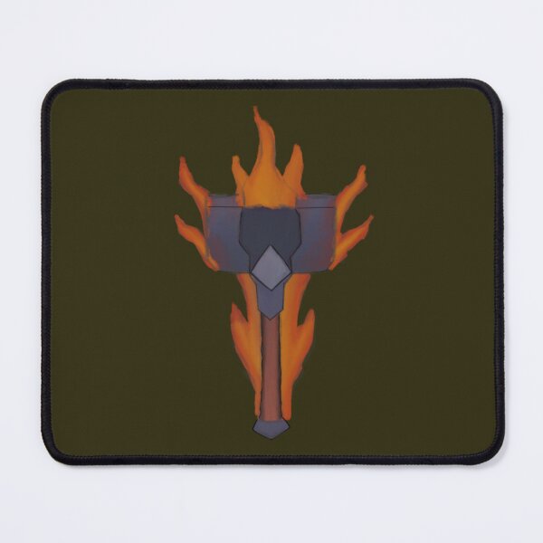 Item preview, Flaming hammer anvil designed and sold by Hafeld.