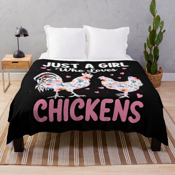 Item preview, Just A Girl Who Loves Chickens Cute Chicken Lover Farm designed and sold by MariaEdna1.