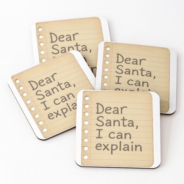Item preview, Dear Santa I Can Explain designed and sold by Trendy Sticker & Merch Collection - Express Yourself.