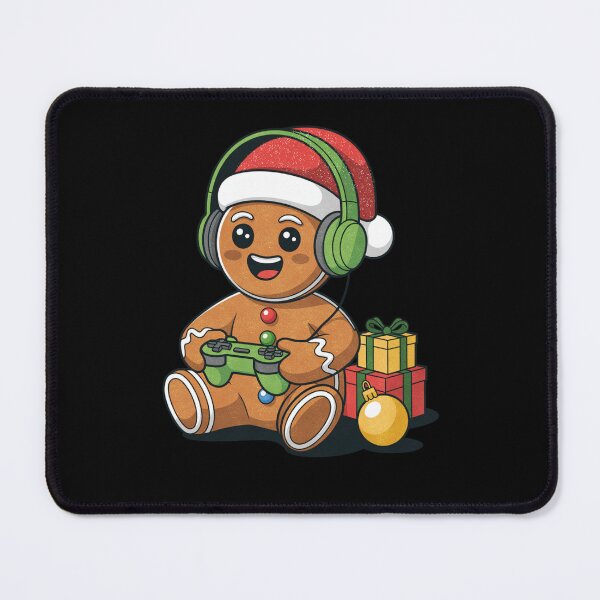 Item preview, Funny Christmas Gamer Gingerbread Gaming Design designed and sold by FreshVibe Prints.