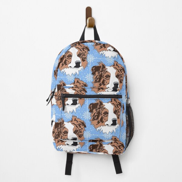 Item preview, Copy of Copy of Border Collie or Aussie winter pattern designed and sold by LeahcarsArt.