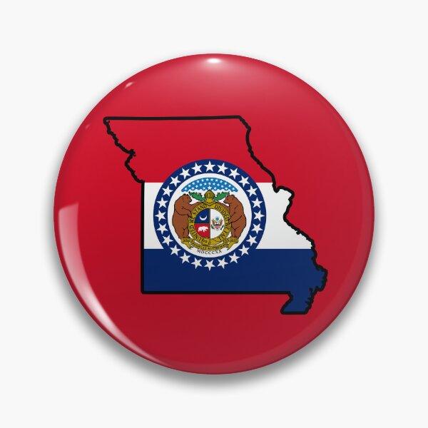 Item preview, State Flag Map of MISSOURI designed and sold by HFYD.