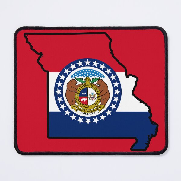 Item preview, State Flag Map of MISSOURI designed and sold by HFYD.