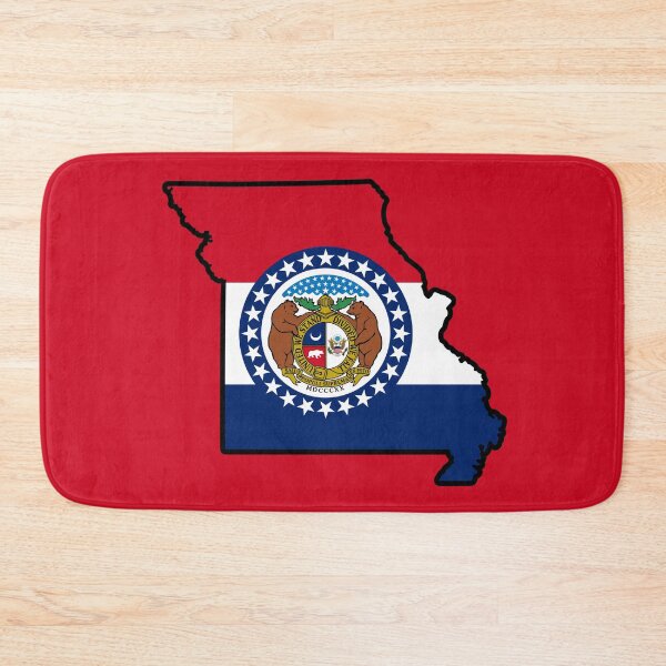 Item preview, State Flag Map of MISSOURI designed and sold by HFYD.