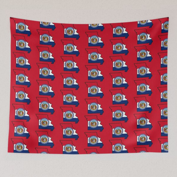 Item preview, State Flag Map of MISSOURI designed and sold by HFYD.