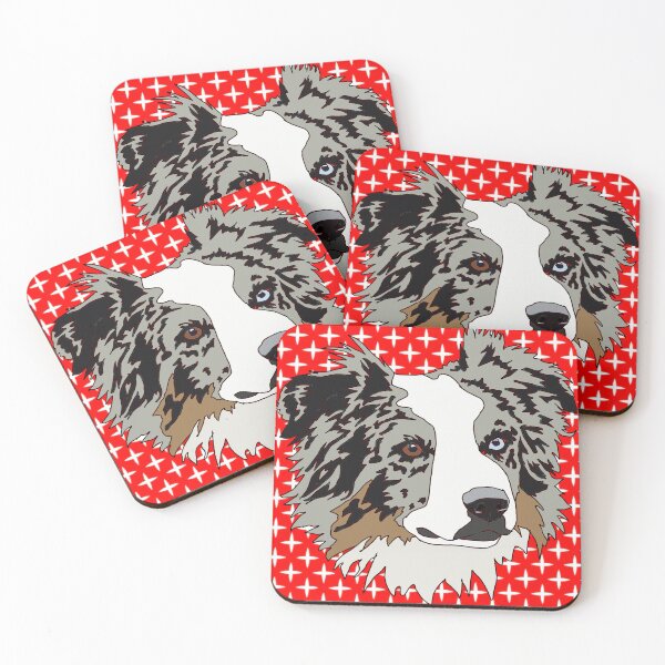 Item preview, Copy of Border Collie or Aussie winter pattern designed and sold by LeahcarsArt.