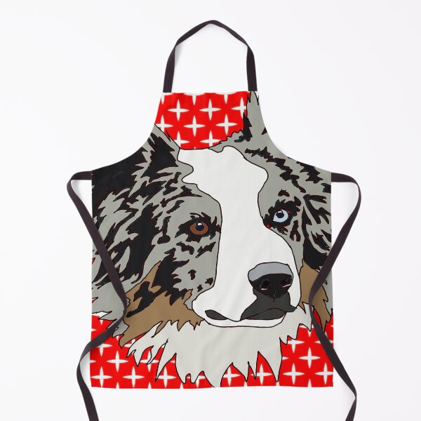 Item preview, Copy of Border Collie or Aussie winter pattern designed and sold by LeahcarsArt.