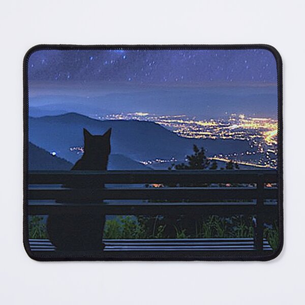 Item preview, Black Cat Blue City designed and sold by Kwandry.