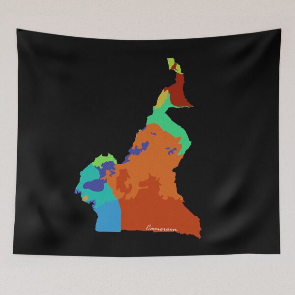 Item preview, Sketching Color Into the Earth - Cameroon designed and sold by AceMaps7.