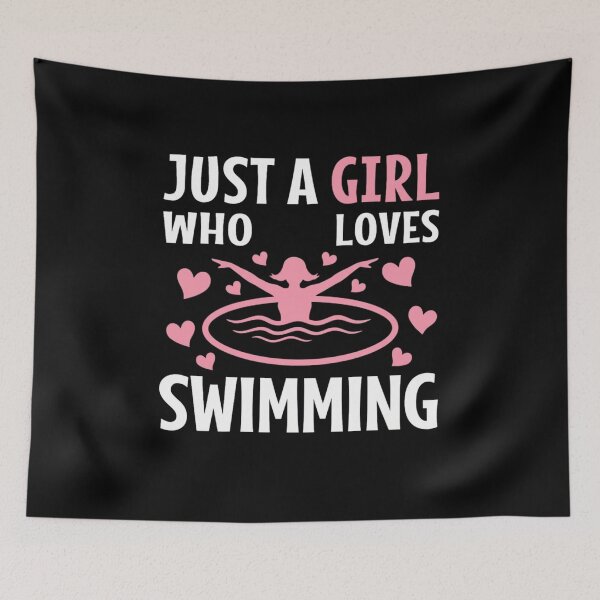 Item preview, Just A Girl Who Loves Swimming Swimmer Gift designed and sold by Gogetgiggles.