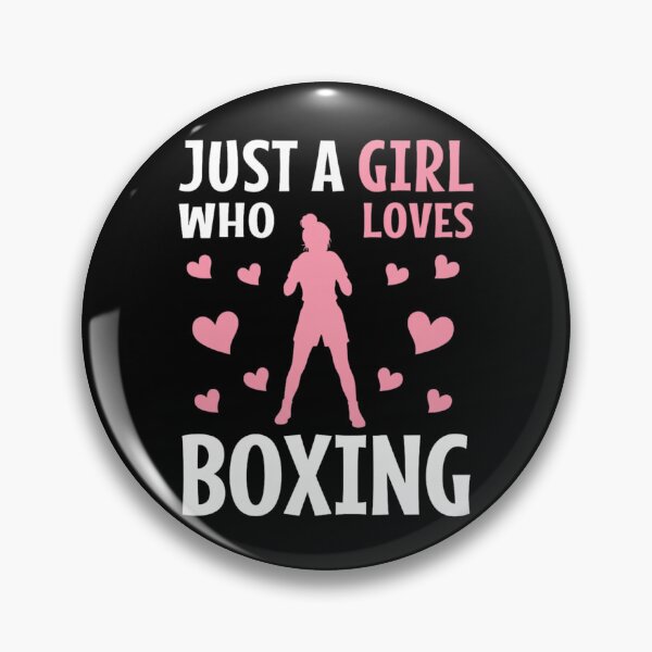Item preview, Just A Girl Who Loves Boxing designed and sold by Gogetgiggles.