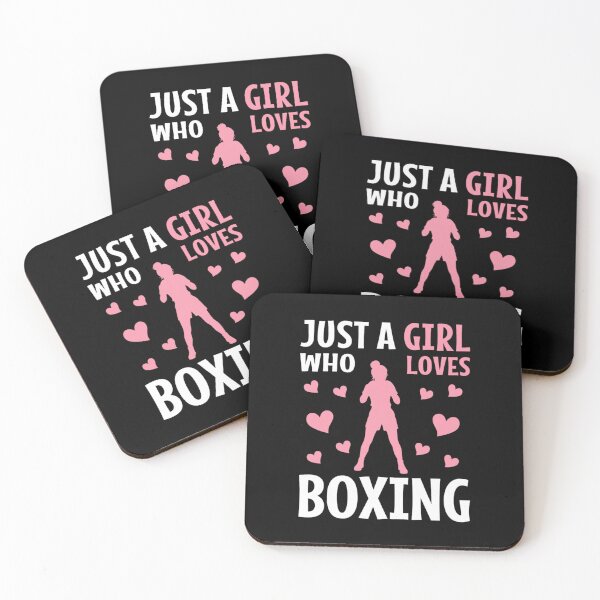 Item preview, Just A Girl Who Loves Boxing designed and sold by Gogetgiggles.
