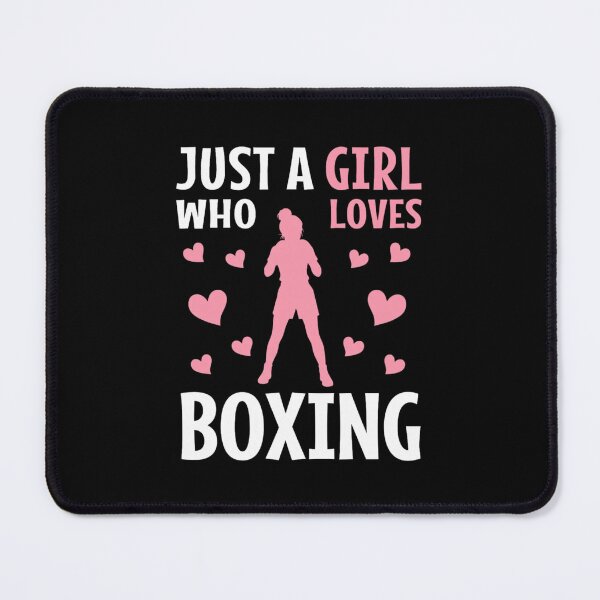 Item preview, Just A Girl Who Loves Boxing designed and sold by Gogetgiggles.