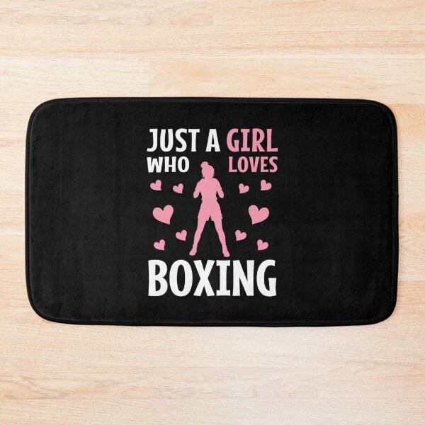 Item preview, Just A Girl Who Loves Boxing designed and sold by Gogetgiggles.