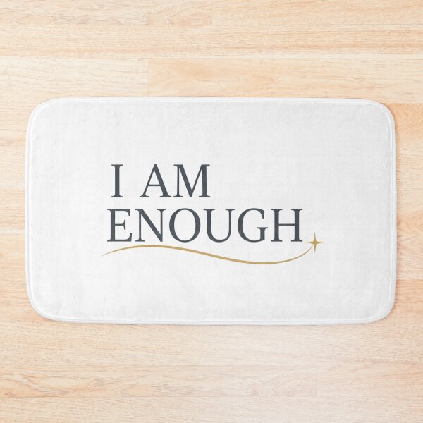 Item preview, I AM ENOUGH T-shirt | Powerful Self-Love, Affirmation, Minimalist Quote Tee designed and sold by MINIMA.LIGN.